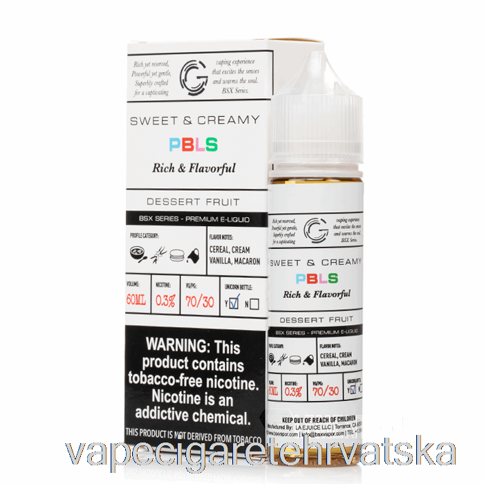 Vape Cigarete Pbls - Serija Bsx - 60ml 0mg